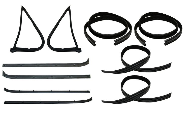 FC-KF4920 10 pc Belt Weatherstrip,Vent Window Seal,Window Channel Kit, Front Driver & Passenger Side