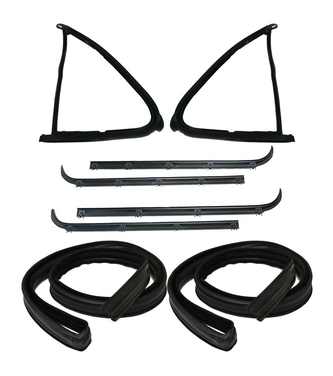 FC-KF4924 8 pc Belt Weatherstrip, Vent Window Seal,Window Channel Kit, Front Driver & Passenger Side