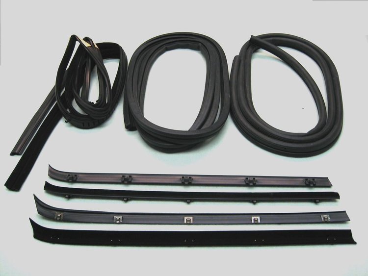 FC-KG1008-8 Belt Weatherstrip- Window Channel- Door Seal Kit, Inner & Outer Upper & Division Bar Driver & Passenger Side