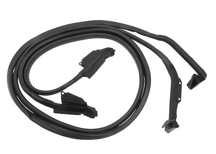 FC-KG3130 Door Seal Kit, Latex Ends, Driver & Passenger Side for 1969-1977 Chevy Corvette