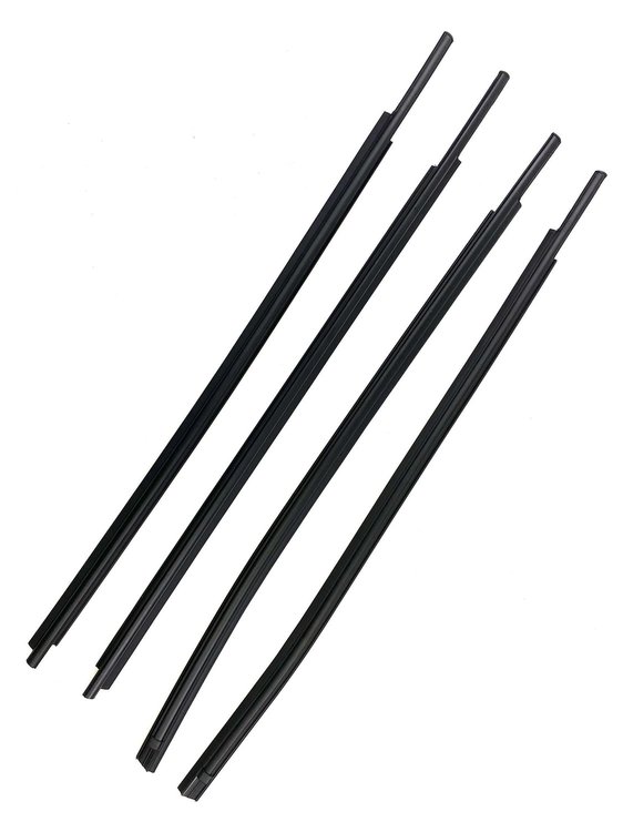 FC-KT2007 Outer Belt Weatherstrip 4 pc Kit- Front/Rear, Front & Rear Driver Side and Passenger Side for 2007-2015 Toyota Tundra