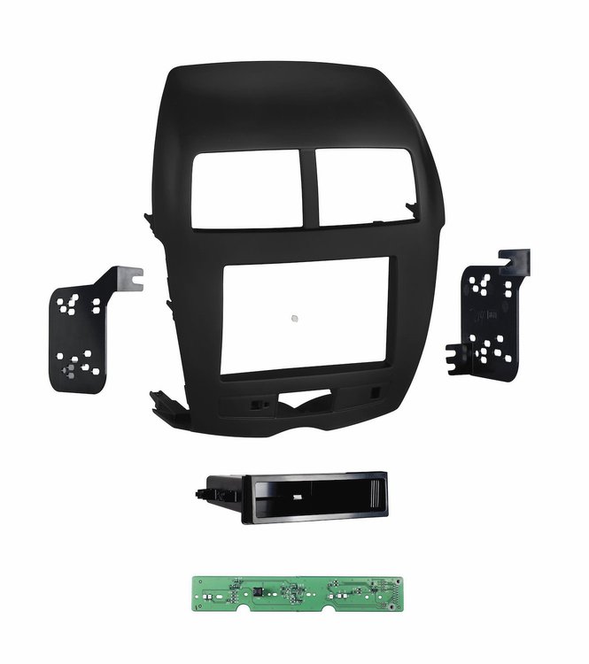 99-7014B TURBOKits Radio Installation Kit, Includes Instructions/Hardware, Black