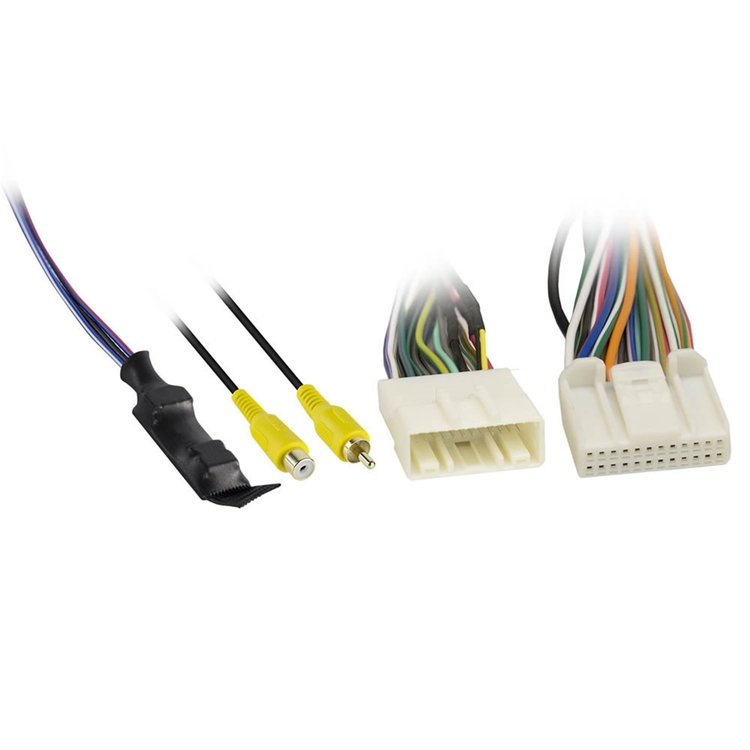 AXBUCH6V-HK1 Radio Backup CAM Wiring Harness, w/ NAV, Includes 12 V To 6 V Converter