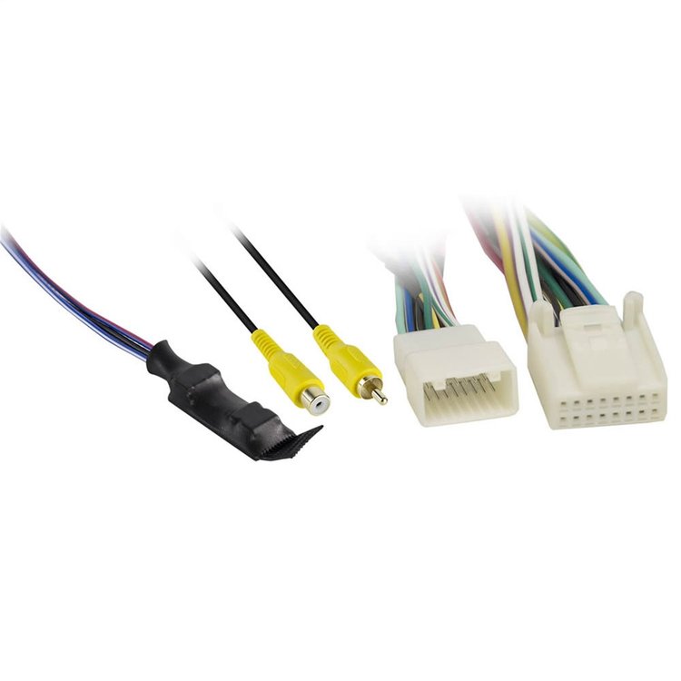 AXBUCH6V-HK2 Radio Backup CAM Wiring Harness, w/o NAV, Includes 12 V To 6 V Converter