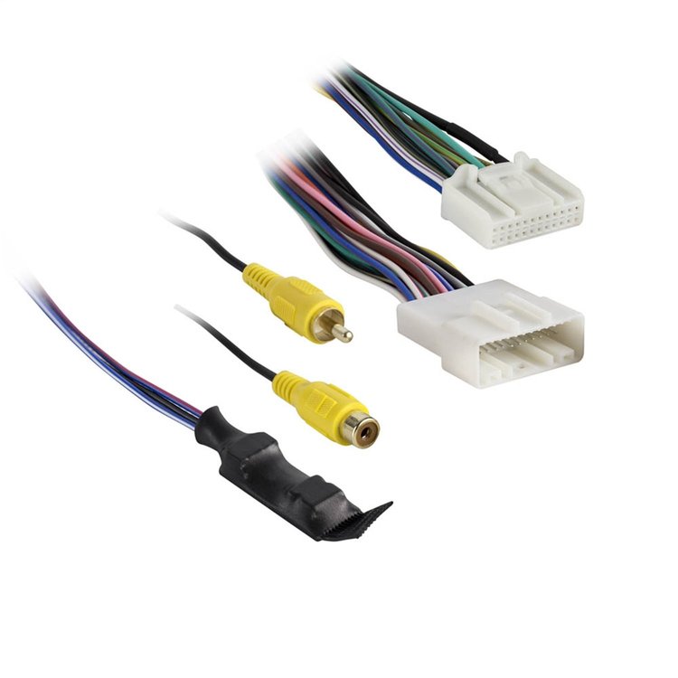AXBUCH-T36V Radio Backup CAM Wiring Harness, Includes AXCSD-6V