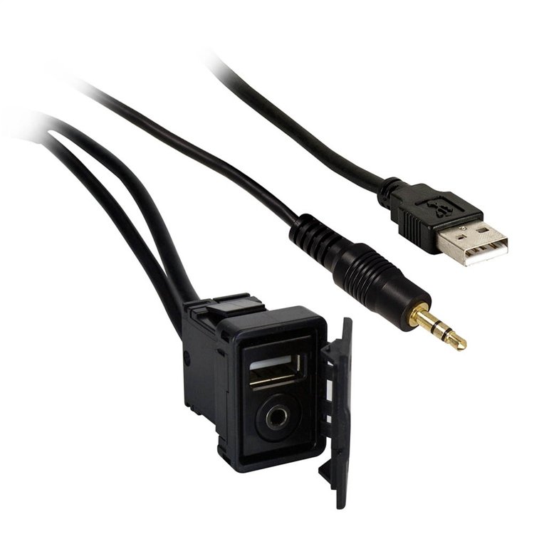 AXUSB35-SKT USB PLUS 3.5 mm Cable, Waterproof