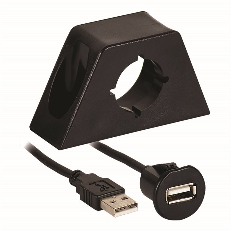 AXUSBE-6 USB Extension Cable, 6 ft., w/Mount