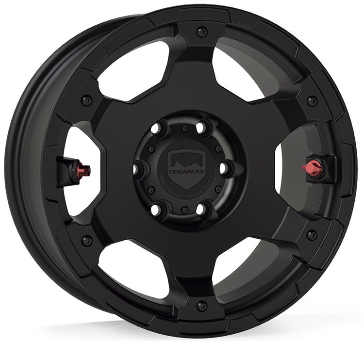 Nomad Off-Road Deluxe Wheel Metallic Black [Size: 17" x 8.5"]