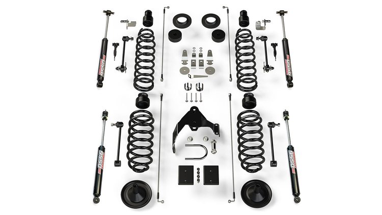 1251421 Front and Rear Suspension Lift Kit, Lift Amount: 4 in. Front/4 in. Rear