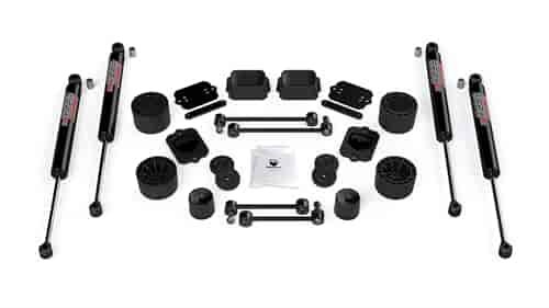 2.5 In. Spacer Lift Kit with 9550 VSS Shocks for 2018-2019 Jeep Wrangler JL Unlimited 4-Door