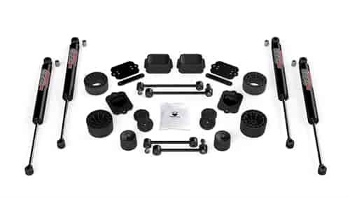 2.5 In. Spacer Lift Kit with 9550 VSS Shocks for 2018-2019 Jeep Wrangler JL 2-Door