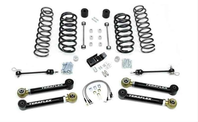 Suspension Lift Kit 4 in. Lift Incl. LwrFlexArms /FrSwayBarDscnt /RrSwayBarLinks /RrTrackBarBrkt /BumpStops /Hardware