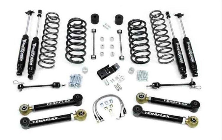 Suspension Lift System 4 in. Lift Incl. Shocks /LwrFlexArms /FrSwayBarDscnt /RrSwayBarLinks /RrTrackBarBrkt /BumpStops /Hardware