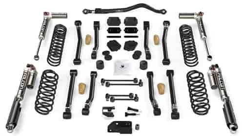 3.500 in. Alpine CT3 Short Arm Suspension System for 2018-2019 Jeep Wrangler JL Unlimited 4-Door
