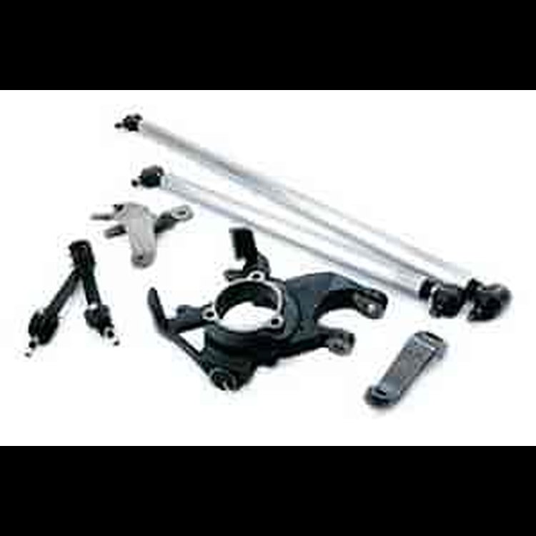 High Steer Kit; Incl. Tie Rod/Drag Link w/One Ton Tie Rod Ends/Tapered Inserts/Pitman Arm/HD Cast Hi