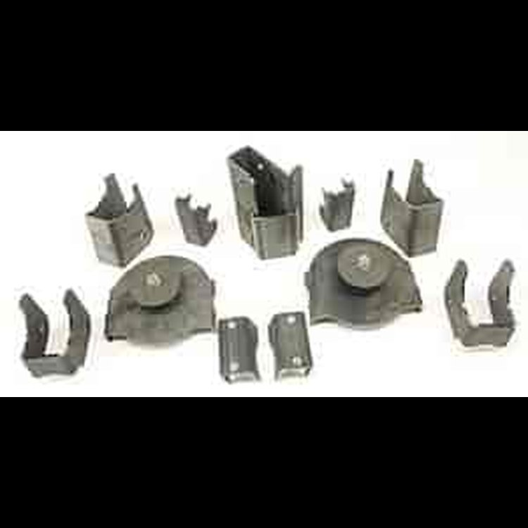 Axle Bracket Kit Rear Incl. Upper/Lower Arm Brackets Spring Pads Shock Mounts Swaybar Mount Trackbar Mount