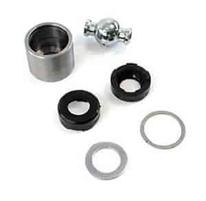 Builders Rod End Eyelet; Large Rod End; Incl. Weldable Eyelet/Chrome Pivot Ball/Bushings/Flat Retain