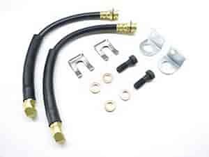 Disc Brake Flex Hose Kit Incl. Brackets Hardware