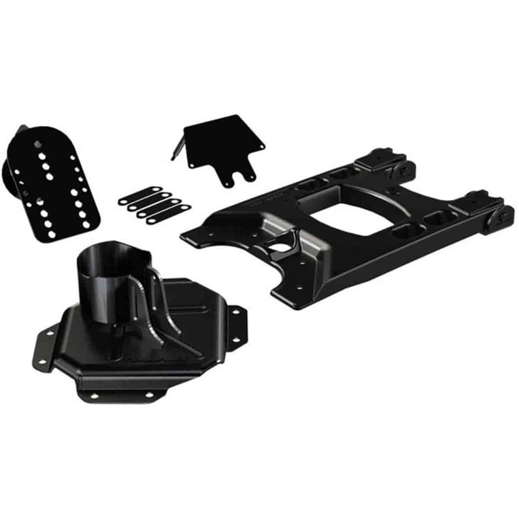 Wrangler JK/JKU Alpha HD Hinged Spare Tire Carrier and Alpha HD Adjustable Tire Mounting Kit