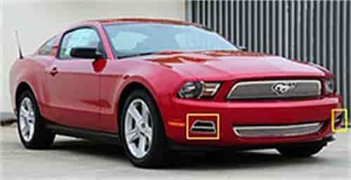 T1 Series Front Bumper Trim 2010-12 Mustang