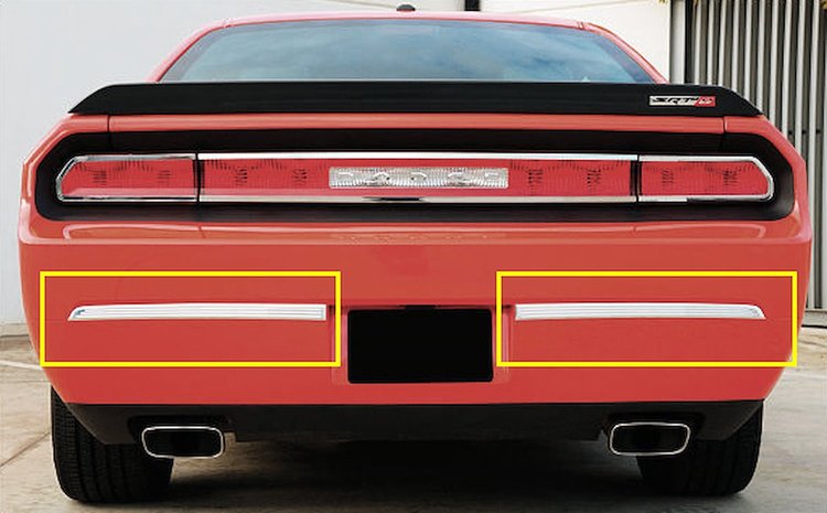 T1-Series Rear Bumper Trim 2009-2013 Dodge Challenger