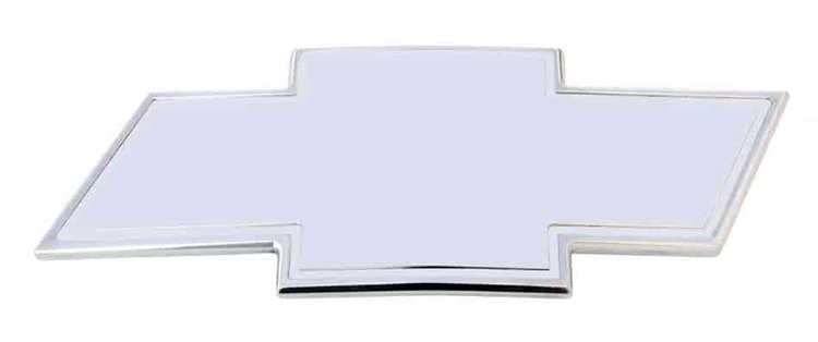 Billet Bolt-On Bowtie w/Border Emblem 2001-2002 Chevy Silverado 2500HD, 3500