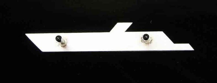 Billet Emblem Bolt-On Mounting Plate Polished Aluminum