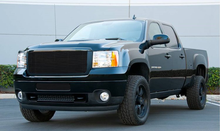 Billet Bolt-On Grille Overlay And Insert 2007-2012 Sierra Pickup 1500