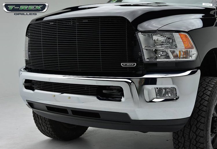 Billet Grille Main Insert 1 Pc Powder Coated Black Bars