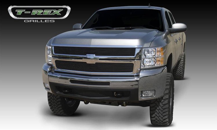 Billet Main Grille Overlay 2007-2010 Chevy Silverado 2500HD/3500