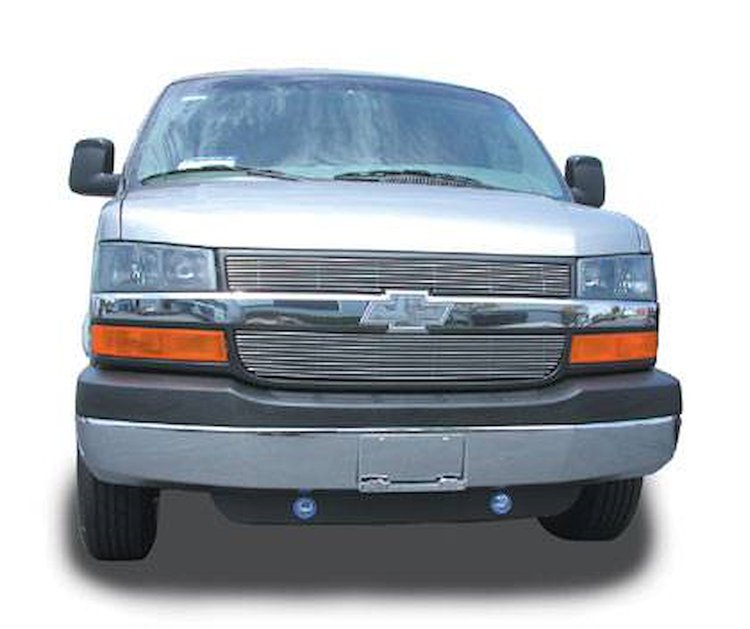 Billet Main Grille Overlay 2003-2013 Chevy Express Van