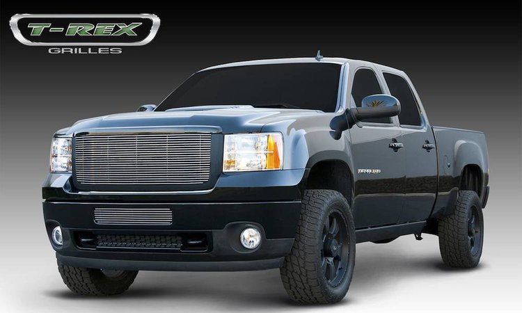 Billet Bolt-On Grille Overlay And Insert 2011-2012 Sierra HD Pickup