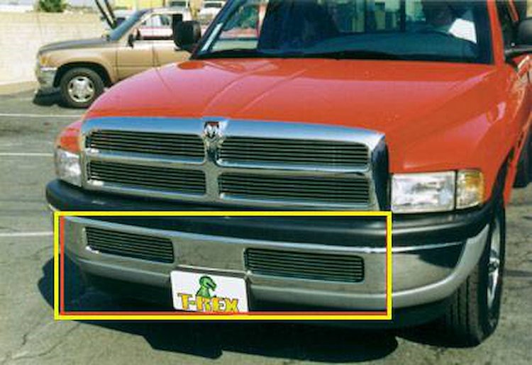 Billet Bumper Grille Bolt-On Insert 1994-2001 Dodge Ram