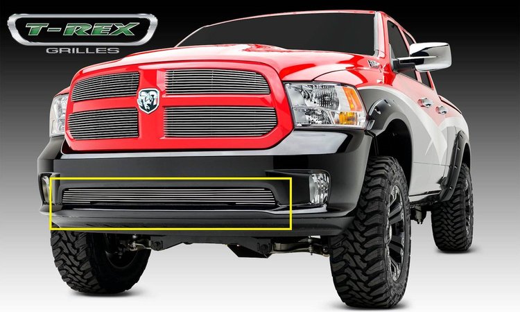 Billet Aluminum Bumper Grille 2013-2016 Dodge Ram 1500