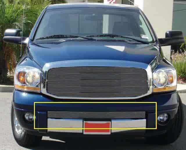 Billet Bumper Grille Bolt-On Insert 2006-2008 Dodge Ram 1500