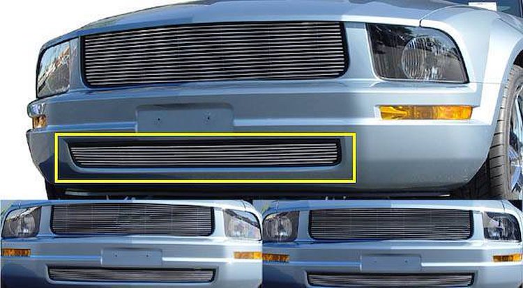 Billet Bumper Grille 2005-09 Ford Mustang