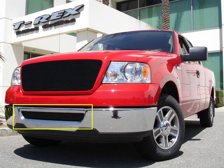 Billet Bumper Grille Bolt-On Insert 2006-08 F150 Pickup