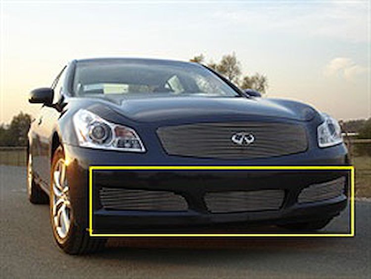 Billet Bumper Grille 2007-08 Infiniti G35 4-Door