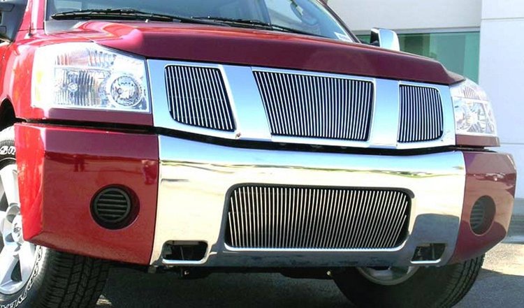 Billet Grille Overlay Insert Polished Aluminum