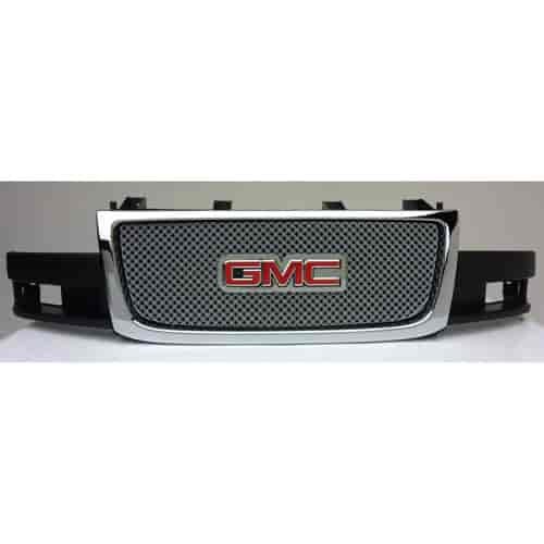 Sport Series Formed Mesh Grille Stainless Steel Triple Chrome Plated w/ Logo Opening