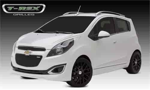 Sport Series Formed Mesh Grille - 2 Pc s Top & Bottom . All Black