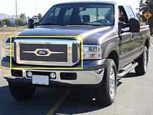 Mesh Grille Assembly Chrome