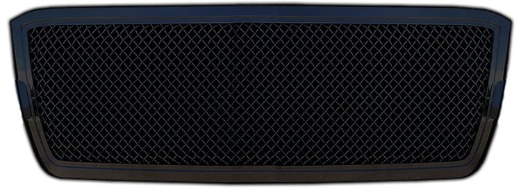Upper Class Series Black Grille - Custom Cut Full Opening - Includes Nylon End Caps