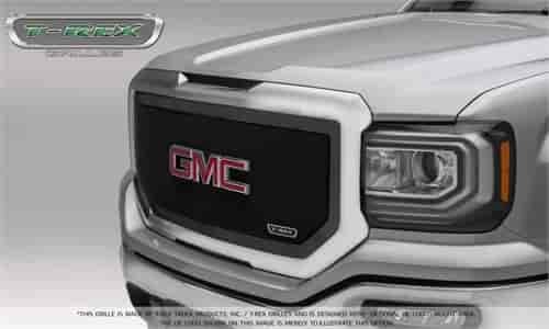 GMC Sierra 1500 Upper Class Formed Mesh Grille Main Insert 1 Pc Mild Steel Black