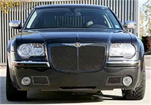 Upper Class Mesh Grille 2005-2010 Chrysler 300 Black Powdercoat Stee