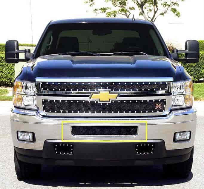 Upper Class Mesh Bumper Grille 2011-13 Chevy Silverado 2500HD/3500