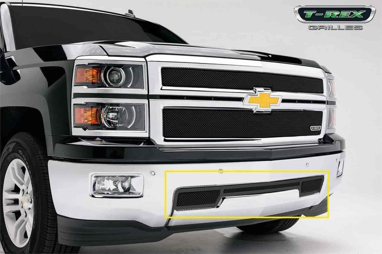 Upper Class Mesh Bumper Grille 2014 Chevy Silverado 1500
