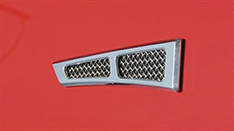 Side Vent Billet Chrome Plated