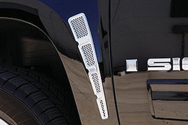 Billet Fender Vent 2007-10 Silverado/Sierra 2500HD/3500