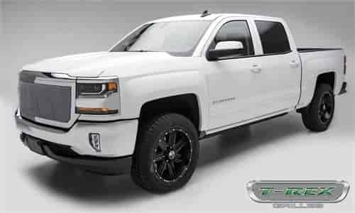 Chevrolet Silverado 1500 Upper Class Series Main Grille Replacement W/ Small Mesh Polished Stainless